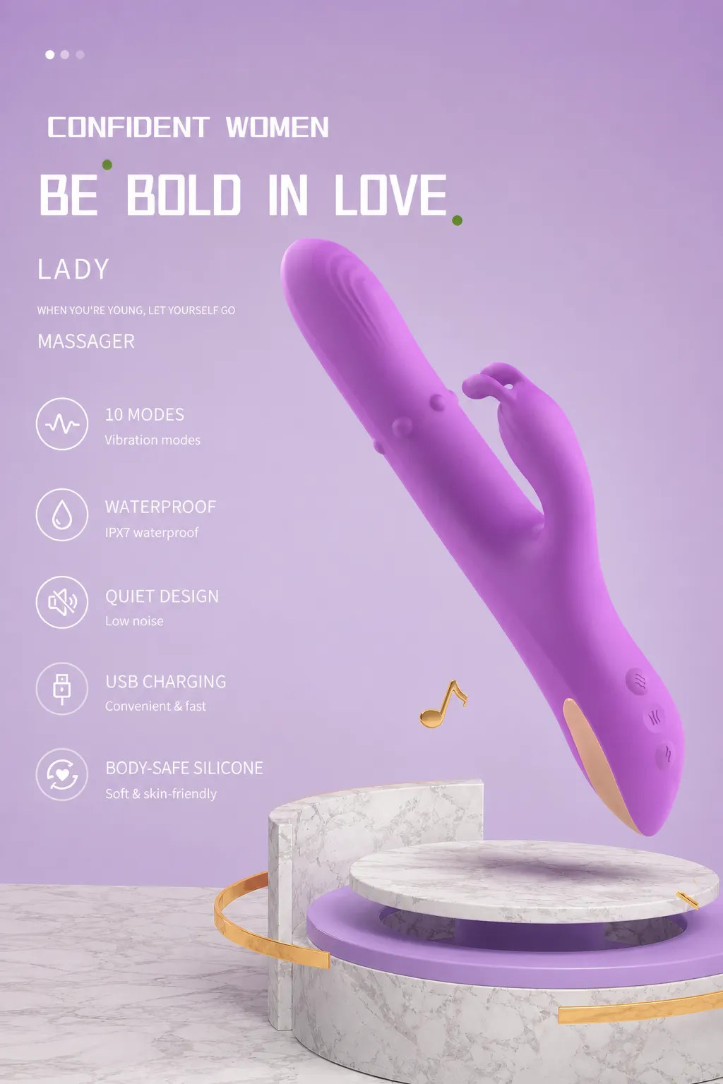 Cool‑Stick Purple Main Promotional Poster