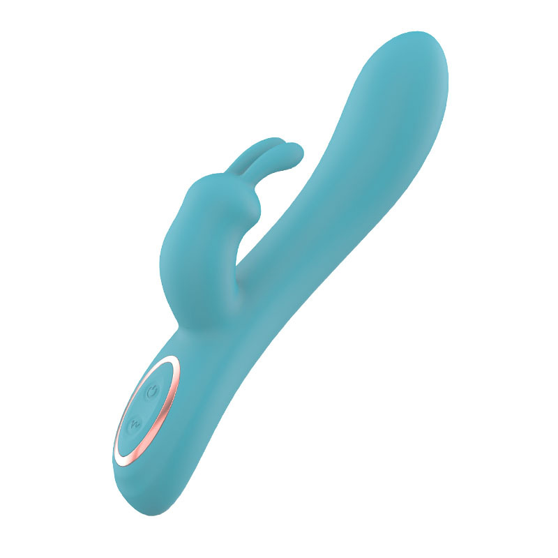 Rabbit‑ear dual‑stimulation close‑up view