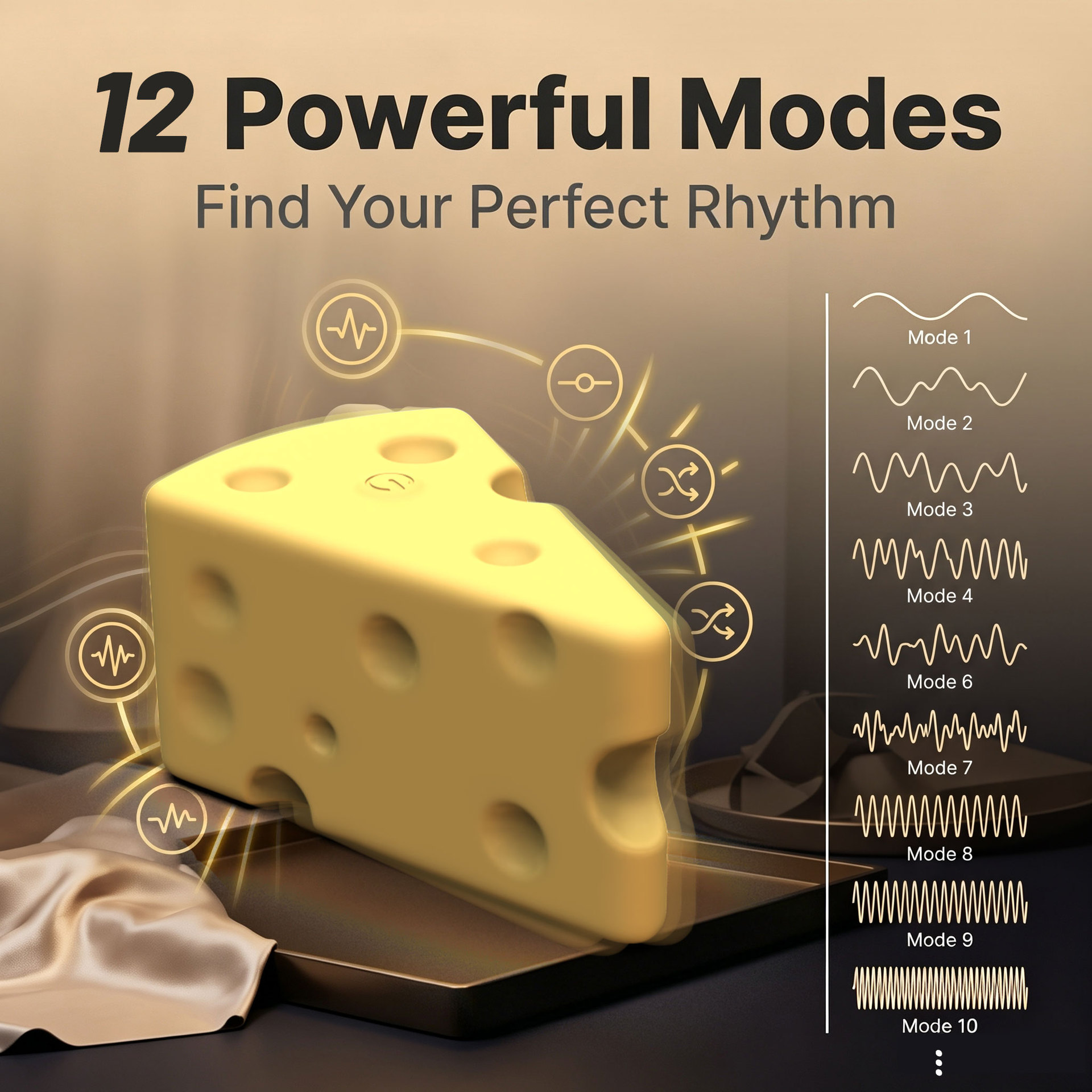 12 vibration‑modes function display
