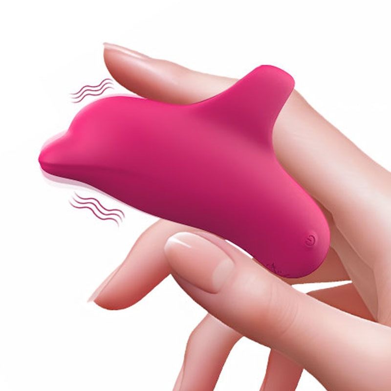 Ergonomic dolphin‑finger‑sleeve silicone close‑up view
