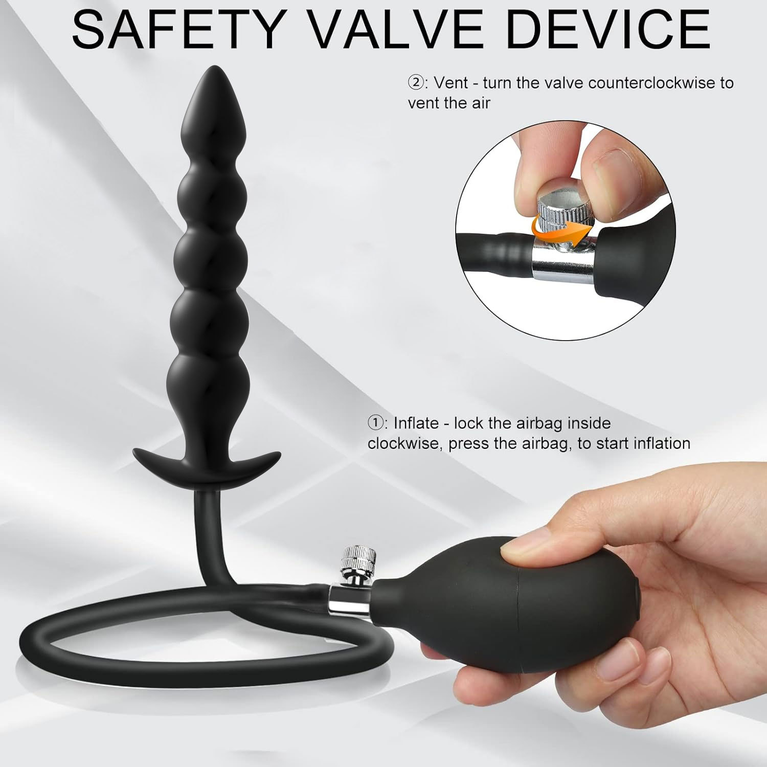 Nova 3‑in‑1 silicone massager main product shot
