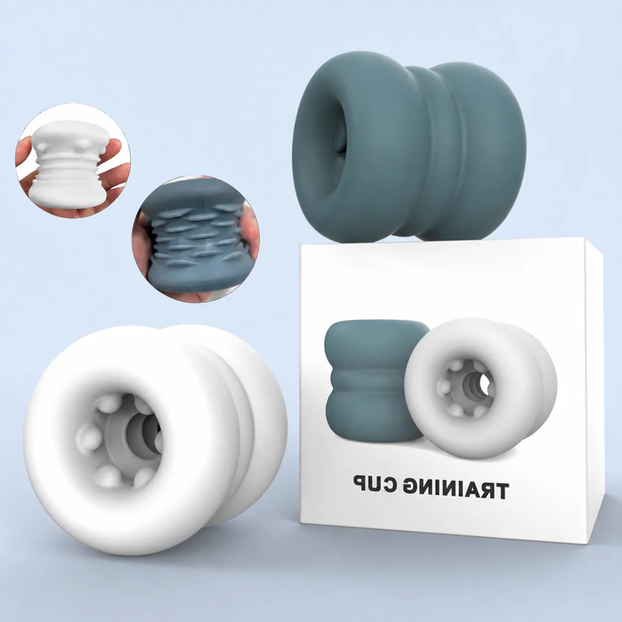 Noah male stroker‑penis trainer overview with flexible inner tunnel feature