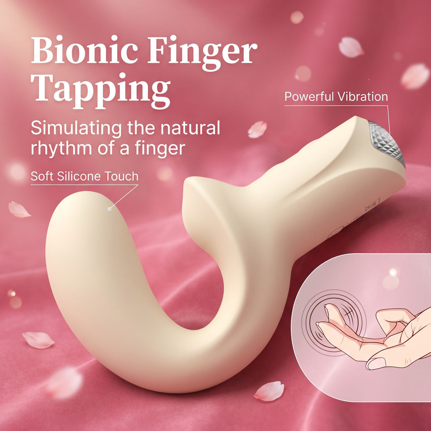 Built‑in body button operation close‑up